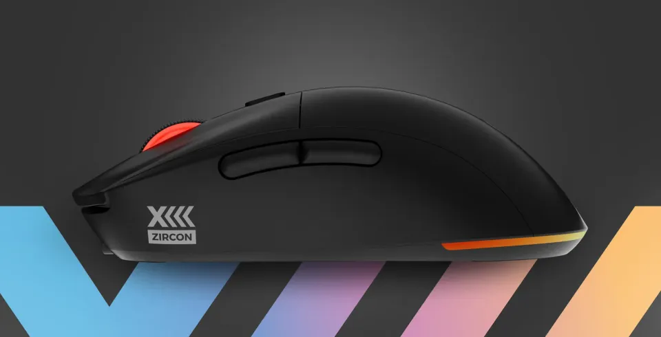 Genesis herní bezdrátová myš ZIRCON XIII/Herní/Optická/26 000 DPI/Bezdrátové USB/Černá