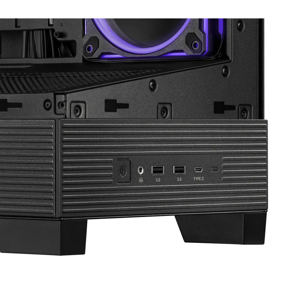 ASUS case A31 PLUS TG ARGB, Mid Tower, Průhledná bočnice, 4x120mm ARGB Fan, ARGB Hub, černá