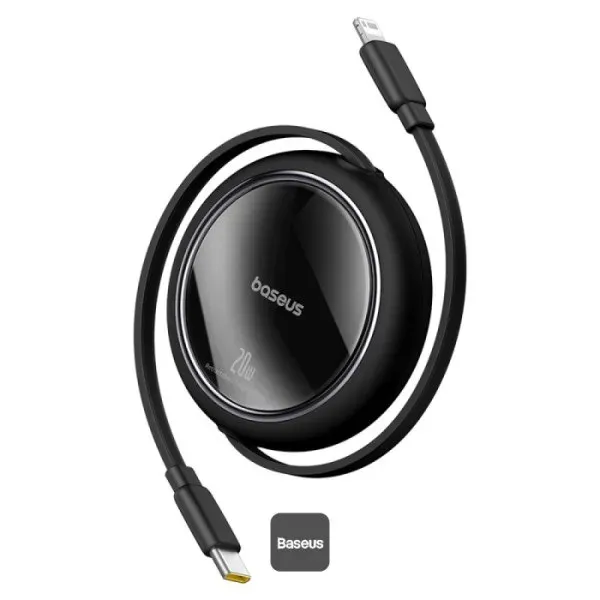 Baseus Datový kabel Nomos USB-C/USB-C 1,5m 100W černý