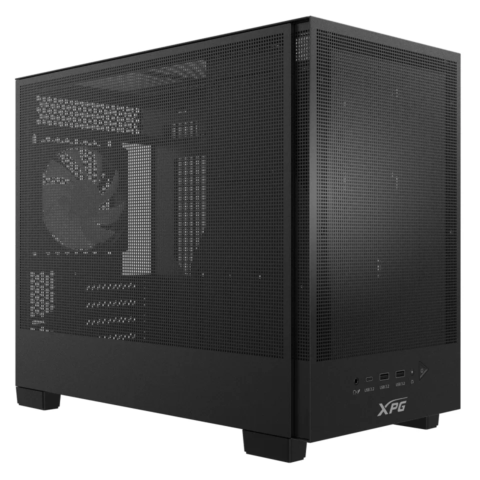 ADATA XPG case VALOR MESH NANO Mini-Tower, bez zdroje, 1x 120mm ARGB Fan, Černá