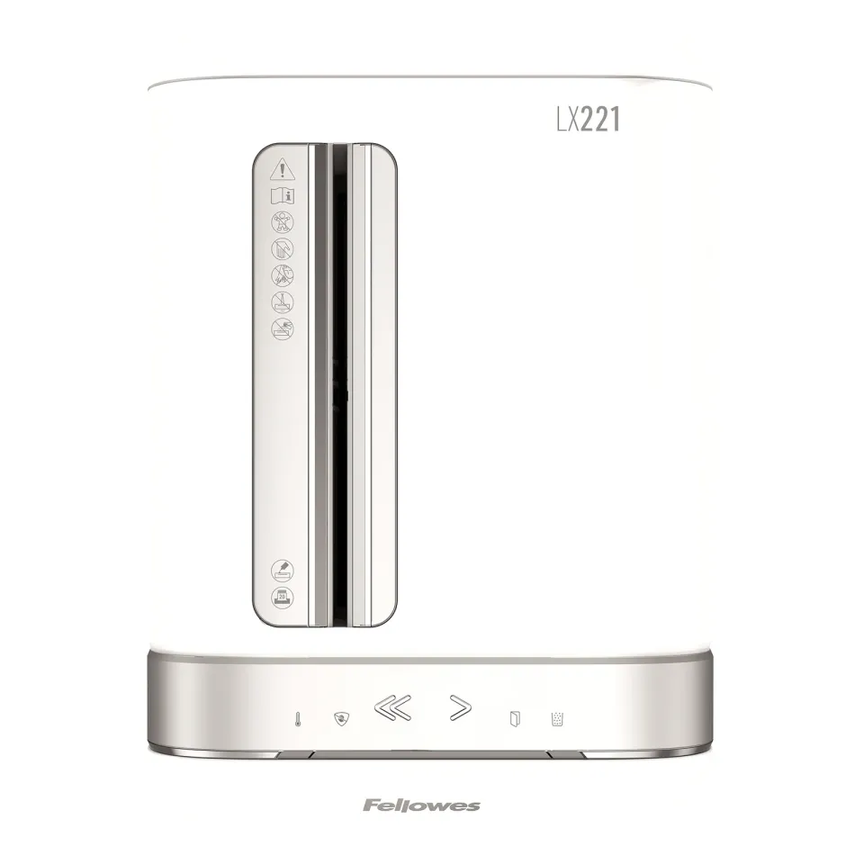 Fellowes Skartovač LX 221 bílý 20 listů/30L/NBÚ3/křížový řez