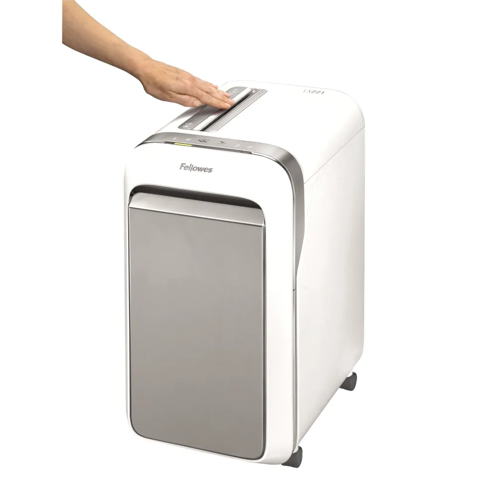 Fellowes Skartovač LX 221 bílý 20 listů/30L/NBÚ3/křížový řez