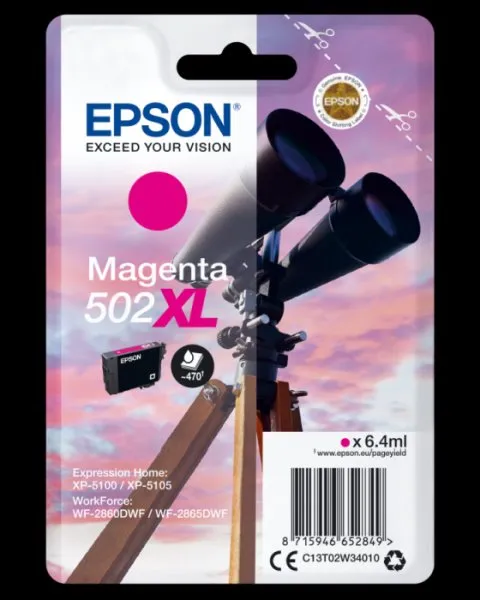 EPSON cartridge T02W3 magenta XL (dalekohled)