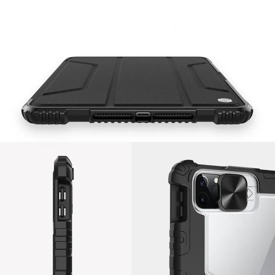 Nillkin Bumper PRO Case pro iPad Air 4/5/10.9 2020/11 2024/2025/Pro 11 2020/2021/2022 Black