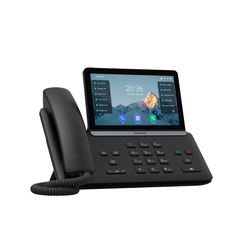 Yealink SIP-T88W SIP telefon, PoE, 7"bar. LCD, GigE, 16 SIP účtů, BT, Wi-Fi 6