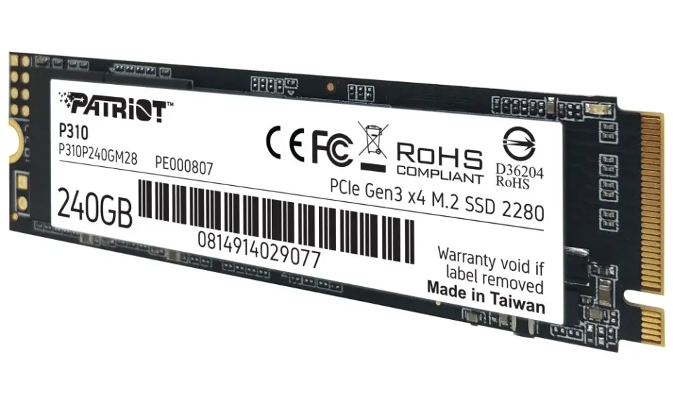 PATRIOT P310/240GB/SSD/M.2 NVMe/5R