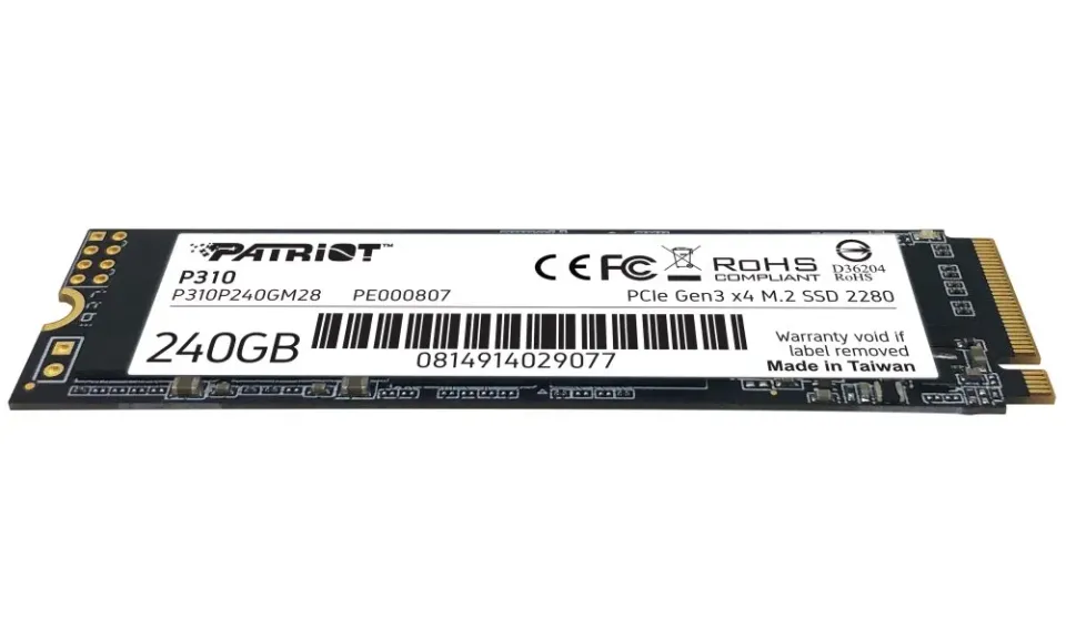 PATRIOT P310/240GB/SSD/M.2 NVMe/5R