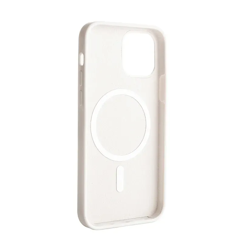 ER POWER Silikonový kryt CARNEVAL SNAP pro iPhone 13 mini s MagSafe - bílá