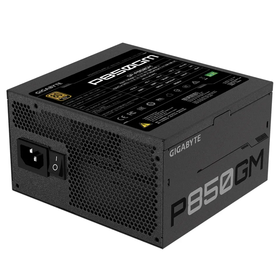 GIGABYTE zdroj P850GM, 850W, 80plus gold, modular, 120 mm fan