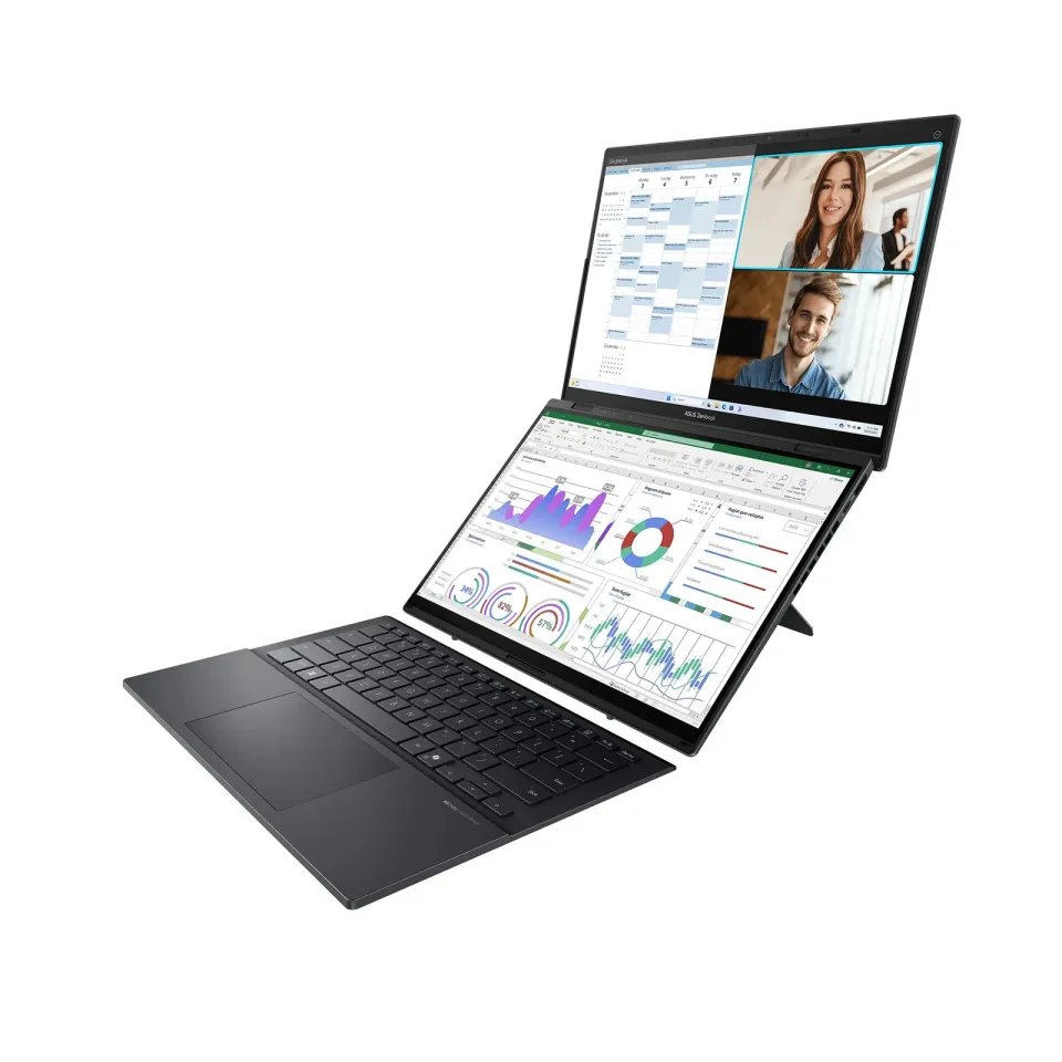 ASUS Zenbook Duo 14 OLED/UX8406CA-OLED304WZ/U9-285H/14"/WUXGA/T/32GB/1TB/Intel int/W11H/Gray/2R