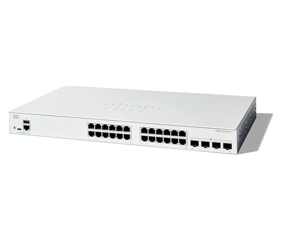 Cisco Catalyst switch C1300-24T-4G (24xGbE,4xSFP,fanless)