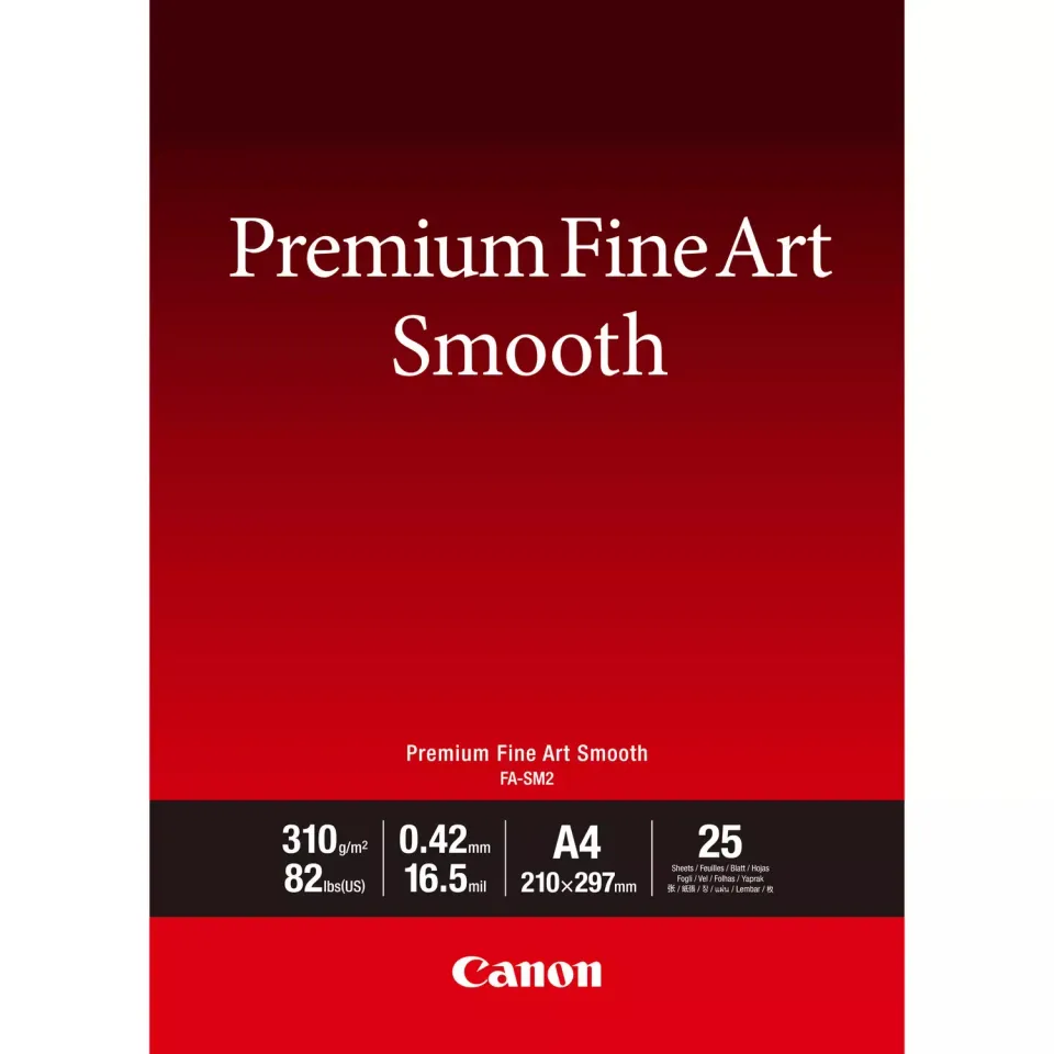 Canon fotopapír Premium FineArt Smooth A4 25 sheets