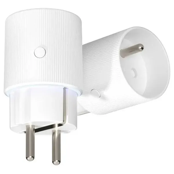 IMMAX NEO SMART chytrá vnitřní zásuvka THIN s kolíkem (typ E)/ IP20/ LED podsvícení/ RGB/ Wi-Fi/ LIDL/ TUYA