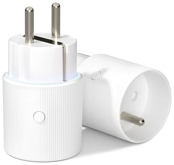 IMMAX NEO SMART chytrá vnitřní zásuvka THIN s kolíkem (typ E)/ IP20/ LED podsvícení/ RGB/ Wi-Fi/ LIDL/ TUYA