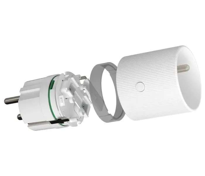 IMMAX NEO SMART chytrá vnitřní zásuvka THIN s kolíkem (typ E)/ IP20/ LED podsvícení/ RGB/ Wi-Fi/ LIDL/ TUYA