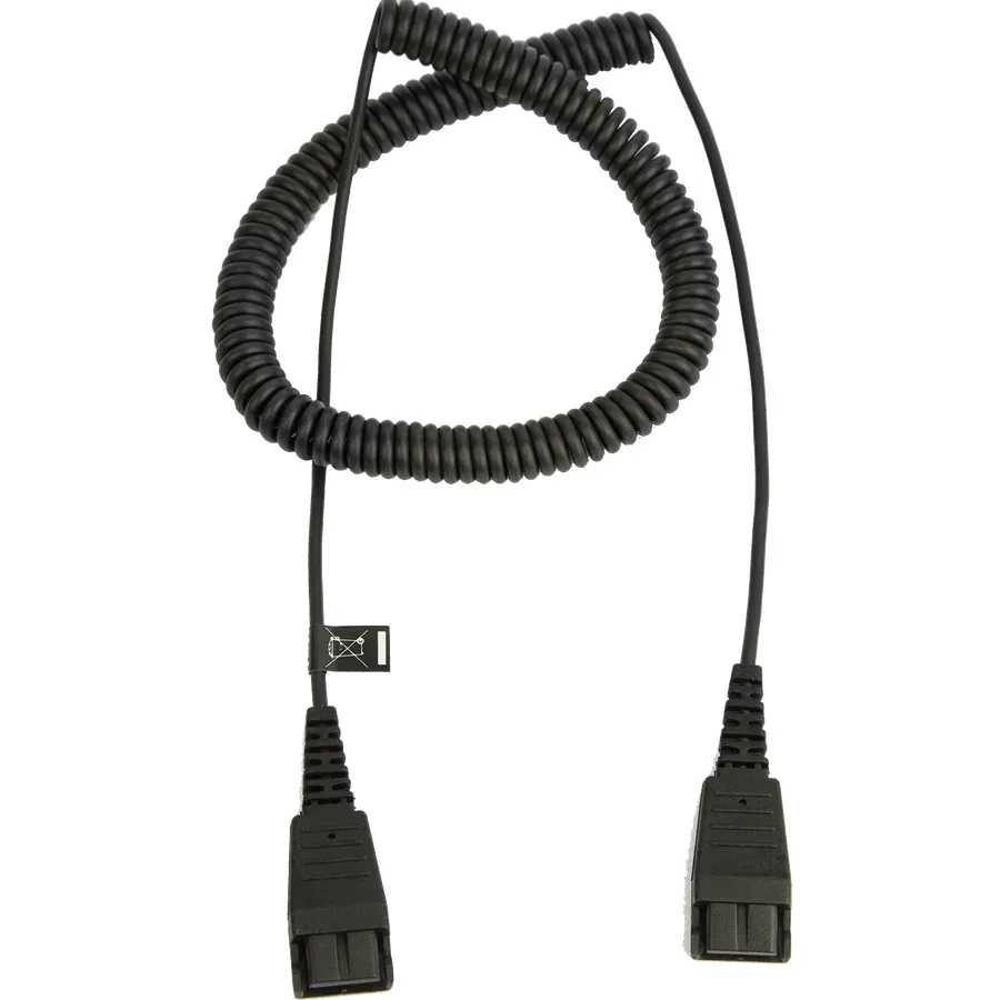 Jabra Extension cord, QD-QD, 0,5-2m, coiled