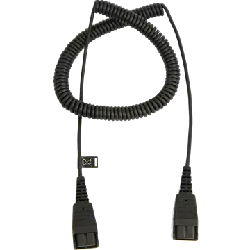 Jabra Extension cord, QD-QD, 0,5-2m, coiled