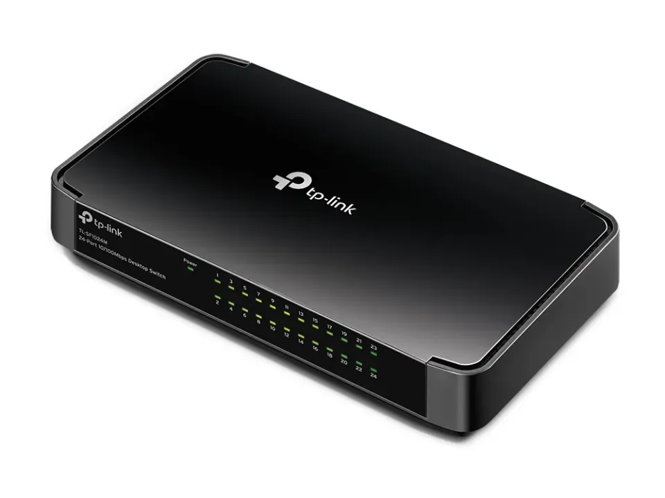 TP-LINK TL-SF1024M 24port 24xTP 10/100Mbps 24port switch desktop plast