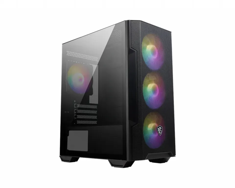 MSI MAG FORGE M100R/Micro ATX/Transpar./Černá