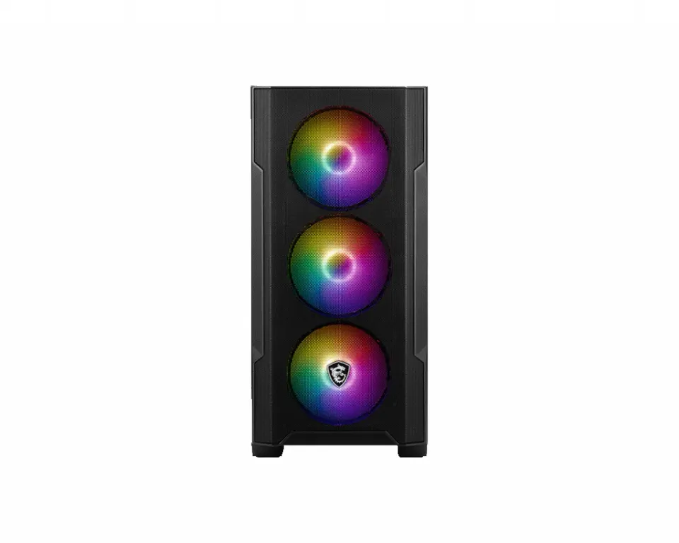 MSI MAG FORGE M100R/Micro ATX/Transpar./Černá