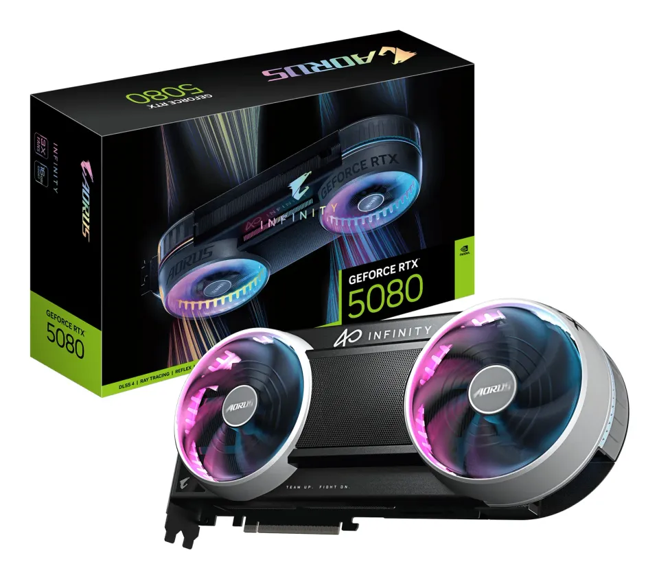 AORUS GeForce RTX 5080 INFINITY 16G/Gaming/16GB/GDDR7