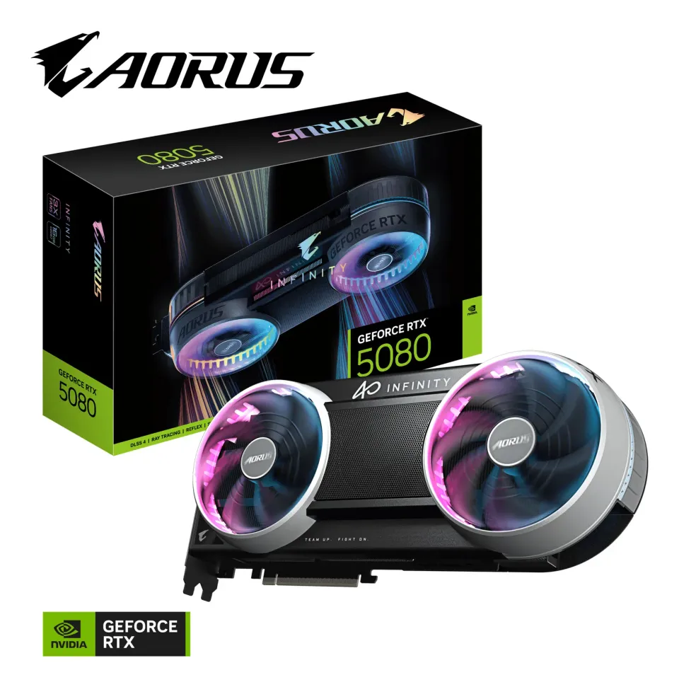 AORUS GeForce RTX 5080 INFINITY 16G/Gaming/16GB/GDDR7