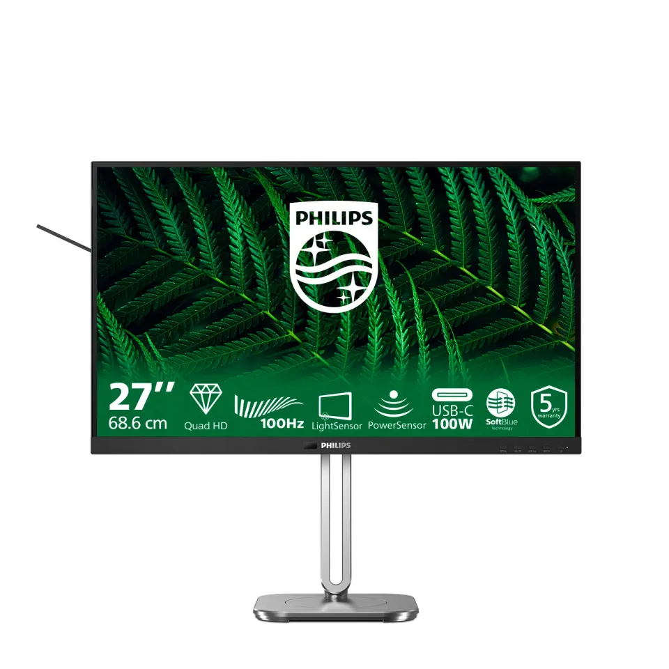 Philips LCD 27B2G5601 27" IPS/2560x1440@100Hz/4ms/350cd/HDMI/DP/4xUSB/USB-C dock