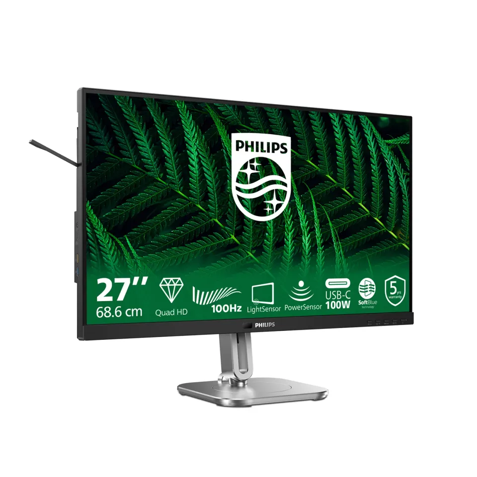 Philips LCD 27B2G5601 27" IPS/2560x1440@100Hz/4ms/350cd/HDMI/DP/4xUSB/USB-C dock
