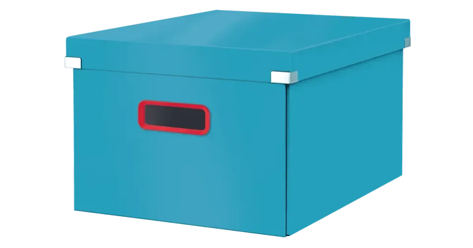 LEITZ Univerzální krabice Click&Store COSY, velikost M (A4), klidná modrá