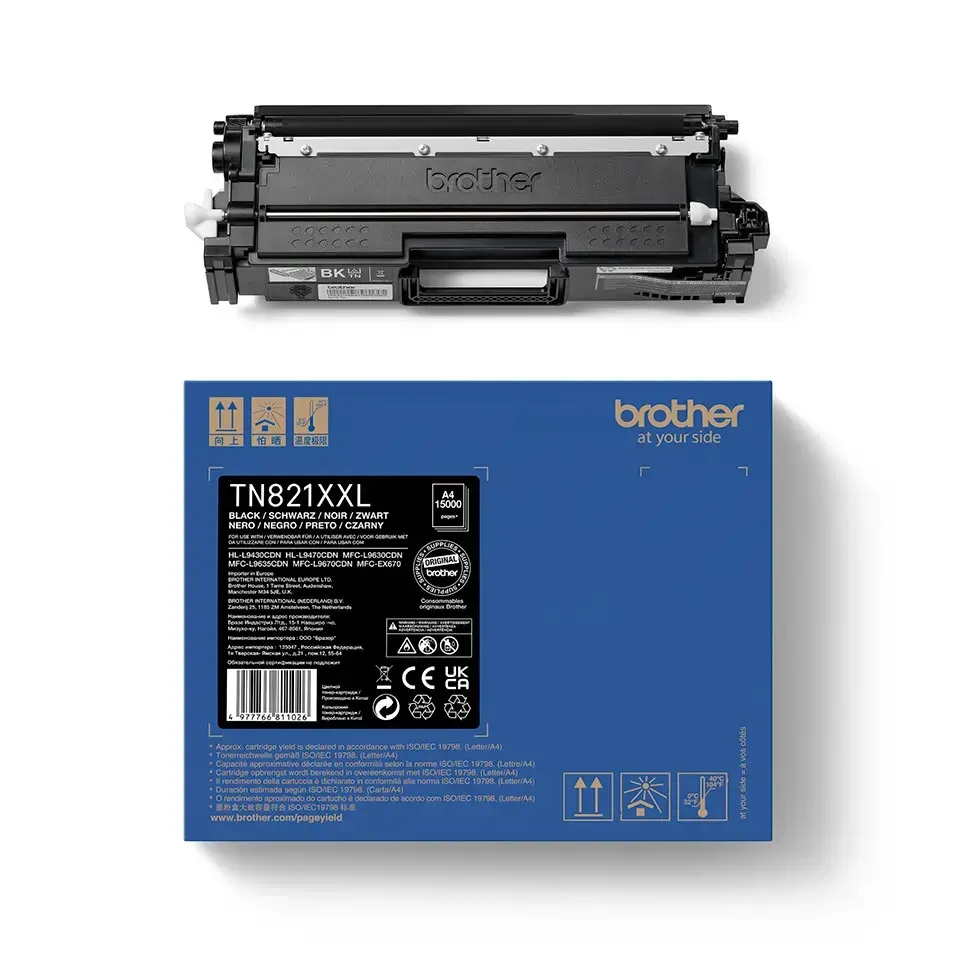 Brother - TN-821XXLBK, toner černý (až 15 000 stran)
