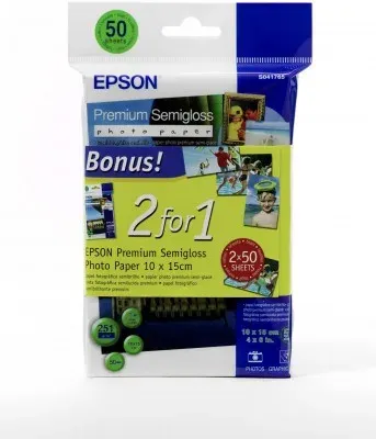 EPSON paper 10x15 - 251g/m2 - 50sheets - premium semi-gloss