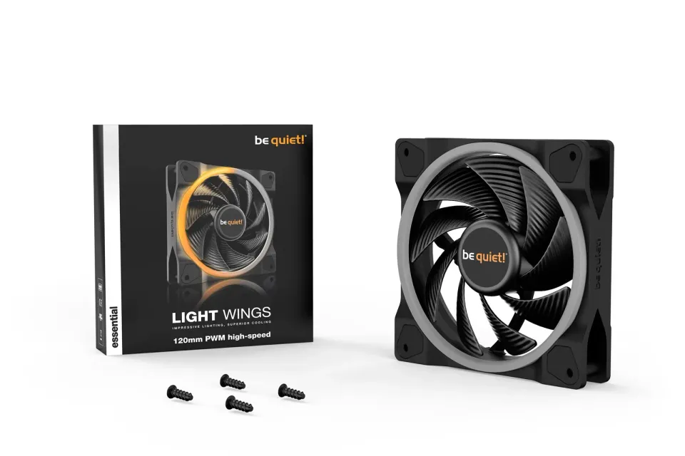 Be quiet! / ventilátor Light Wings high speed / 120mm / PWM / ARGB