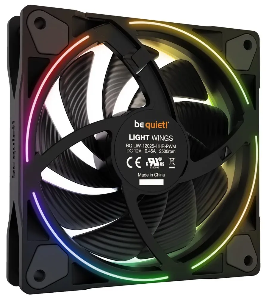 Be quiet! / ventilátor Light Wings high speed / 120mm / PWM / ARGB