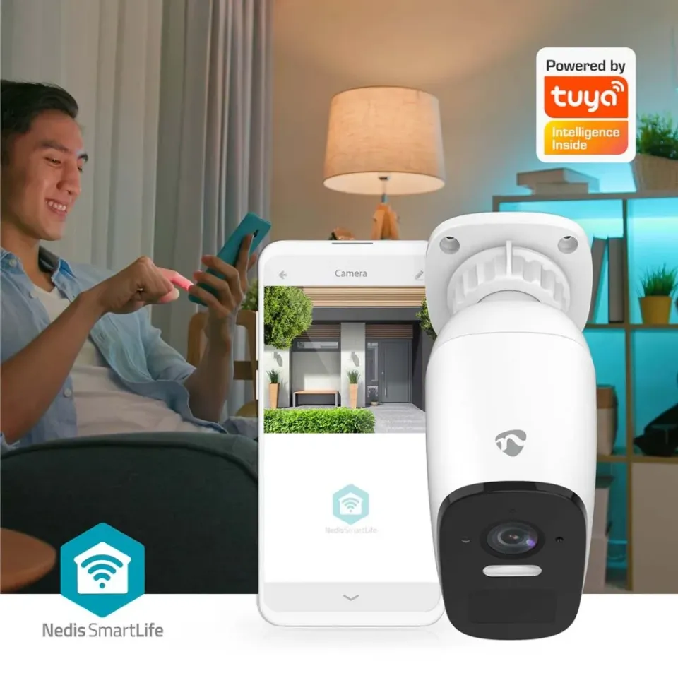 Nedis WIFICBO32WT - SmartLife Venkovní Kamera | Wi-Fi | 4MP Quad HD 1440p | IP66