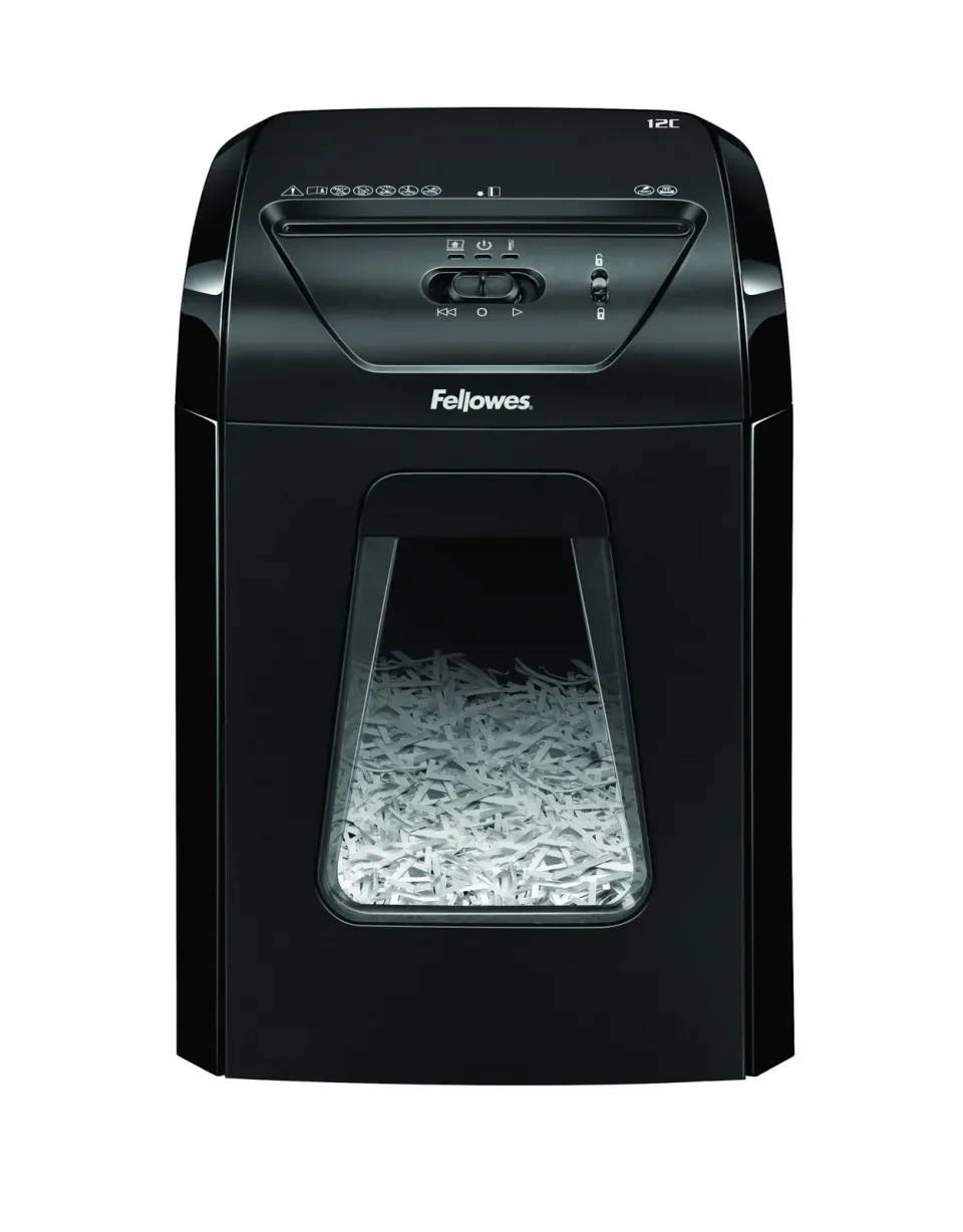 Fellowes Skartovač 12 C - 12 listů/19L/Křížový řez