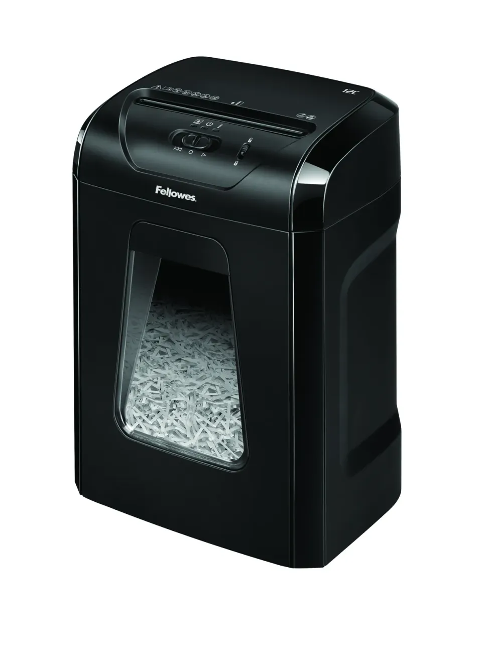 Fellowes Skartovač 12 C - 12 listů/19L/Křížový řez