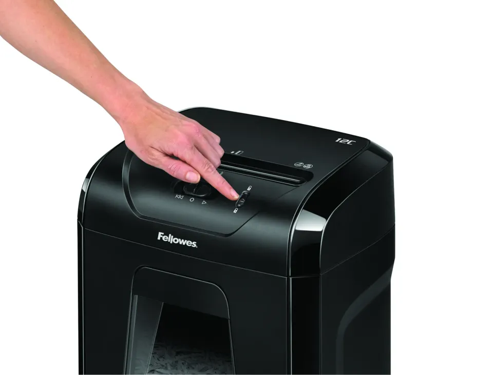 Fellowes Skartovač 12 C - 12 listů/19L/Křížový řez
