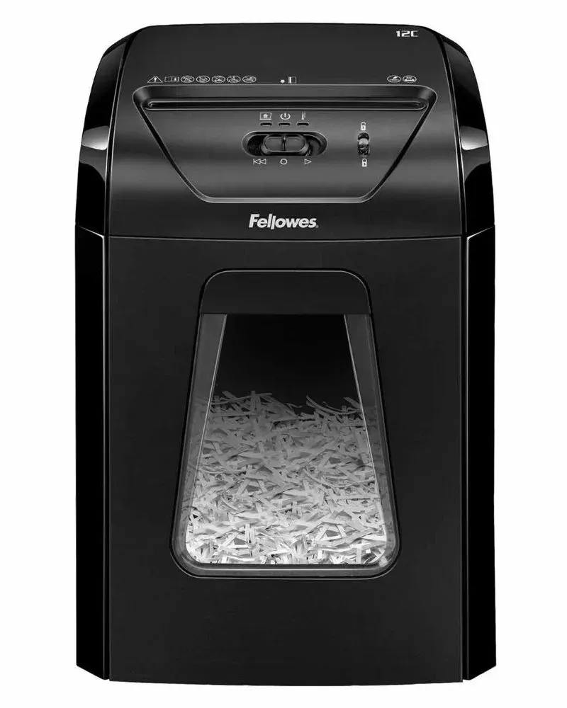 Fellowes Skartovač 12 C - 12 listů/19L/Křížový řez
