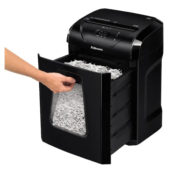 Fellowes Skartovač 12 C - 12 listů/19L/Křížový řez