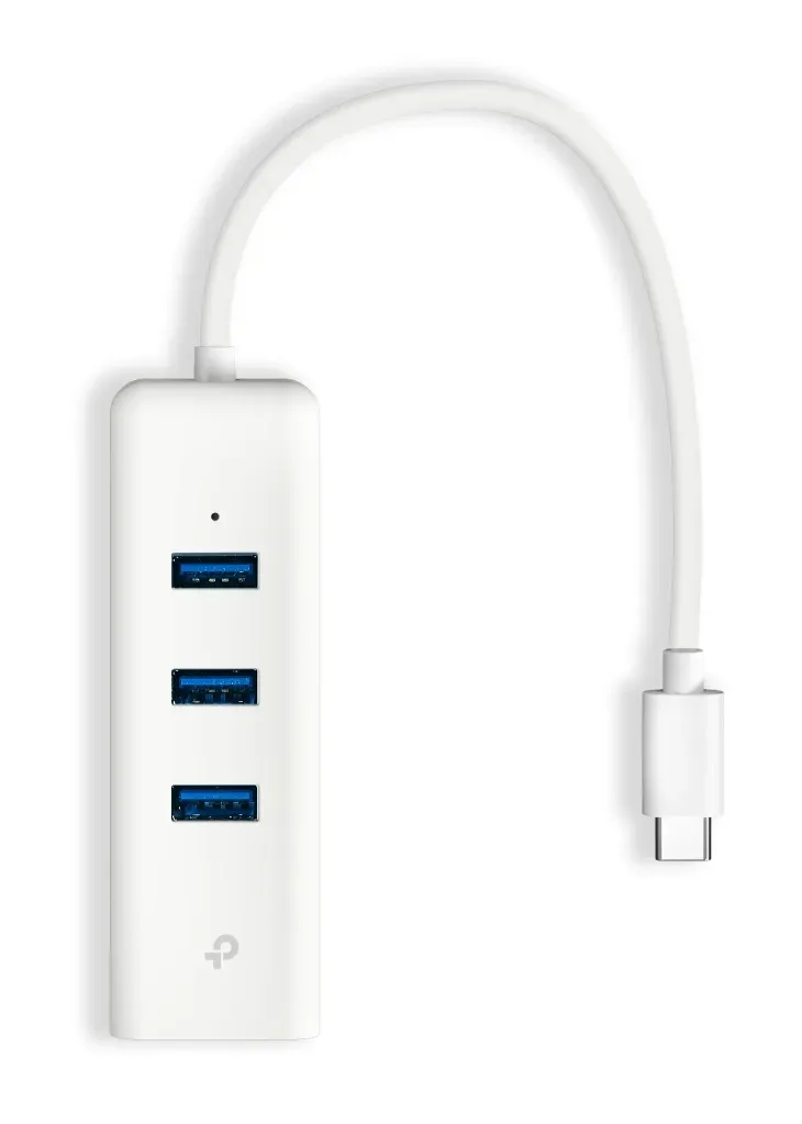 TP-Link UE330C USB-C/Ethernet síťový adaptérm USB hub (1xUSB3.0 -> 1xGbE, 3xUSB3.0)