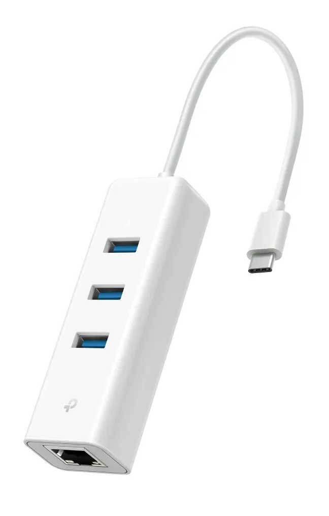 TP-Link UE330C USB-C/Ethernet síťový adaptérm USB hub (1xUSB3.0 -> 1xGbE, 3xUSB3.0)