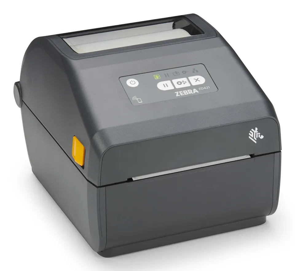 Zebra ZD421t – stolní tiskárna štítků 4", termotransfer, 203 dpi, USB, Ethernet, BLE