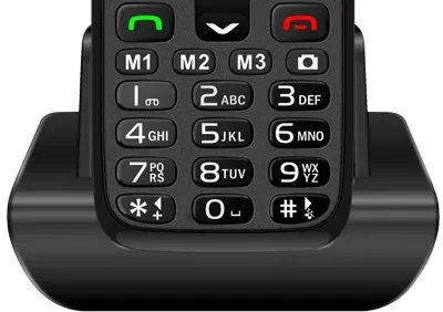 EVOLVEO EasyPhone XR, telefon pro seniory s nabíjecím stojánkem, 2,3" 320 x 240/