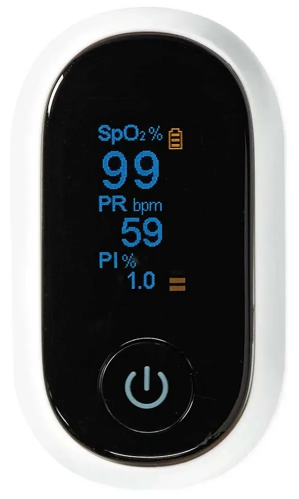 Nedis BTHOX10WT- SmartLife Pulzní Oxymetr| Bluetooth | OLED Displej | Saturace k
