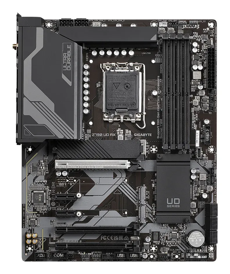 GIGABYTE MB Sc LGA1700 Z790 UD AX, Intel Z790, 4xDDR5, 1xDP, 1xHDMI, WI-FI