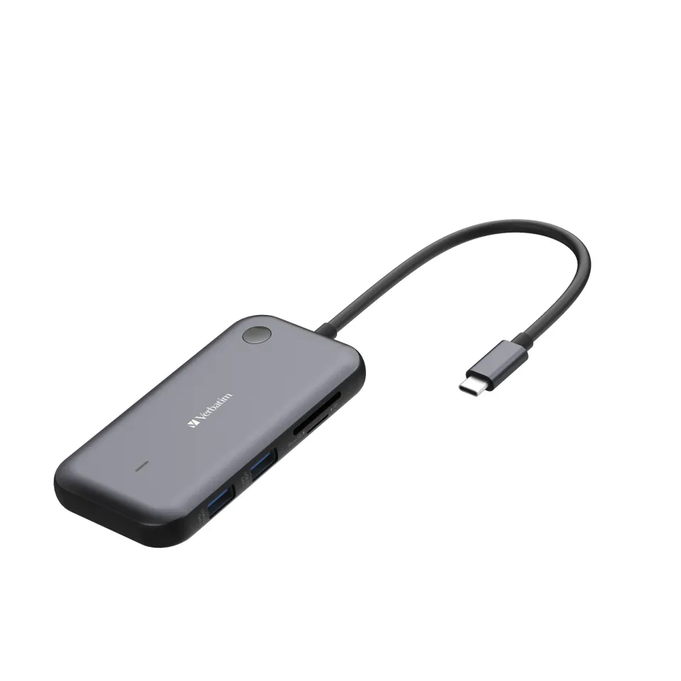 VERBATIM Display Adapter WDA-01 Share My Screen 1080P, USB-C hub