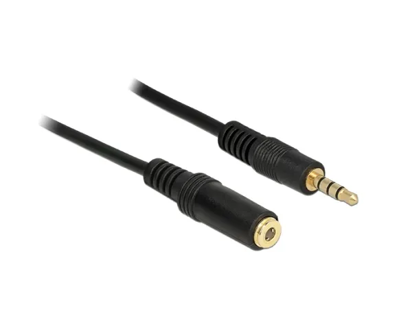 Delock prodlužovací kabel Audio Stereo Jack 3.5 mm samec / samice IPhone 4 pin 2