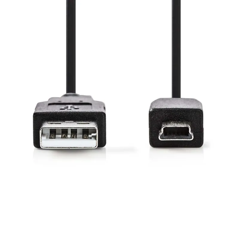 Nedis CCGB60300BK20 - USB 2.0 kabel | A Zástrčka - Mini 5-Pin Zástrčka | 2 m | Č