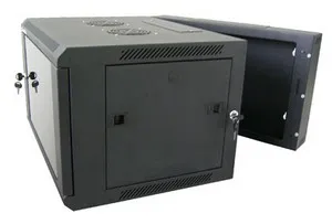 XtendLan 9U/600x550, na zeď, dvoudílný, skleněné dveře (WD-9U-65-BLACK)