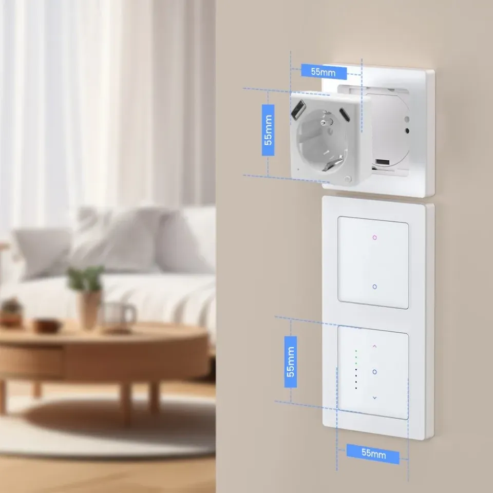 IMMAX NEO SMART chytrá vnitřní zásuvka Nexa s kolíkem (typ E)/ 1x USB/ 1x USB-C/ PD 20W/ Zigbee/ LIDL/ TUYA